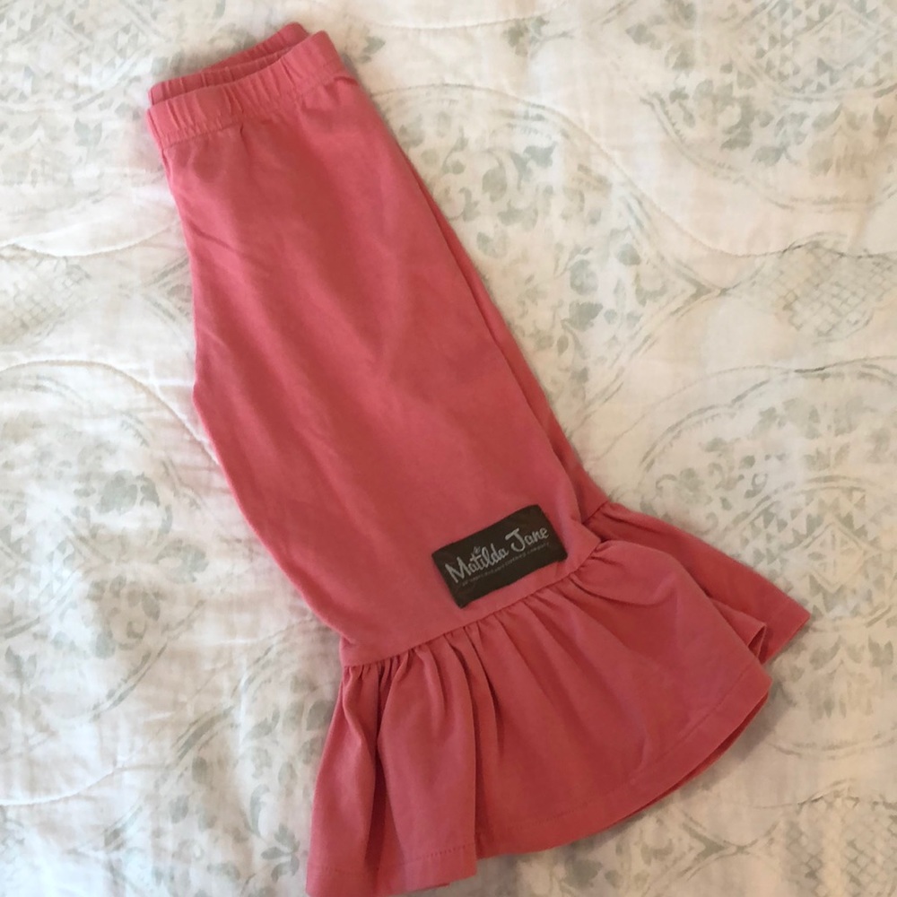 Toddler coral ruffles